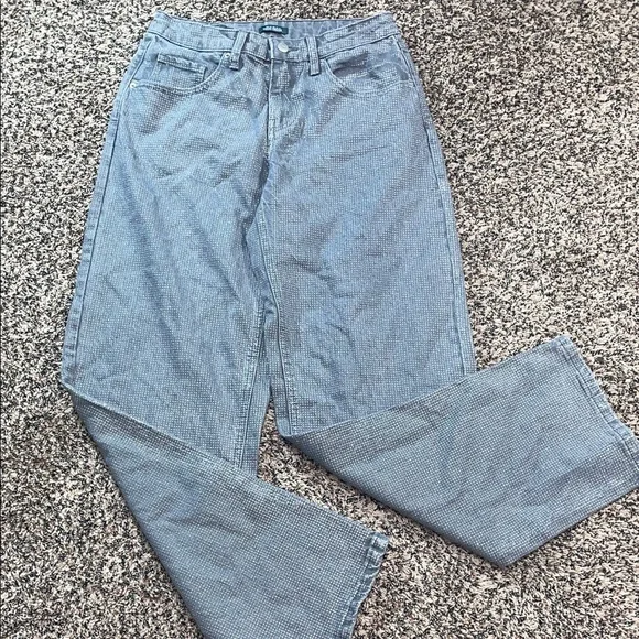 Wild Fable Shimmer Rhinestone Embellished 90’s Relaxed Straight Jeans | NWT/NWOT - Picture 2 of 8